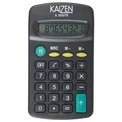Diamond Visions 8 digit Calculator Black (Pack of 36)
