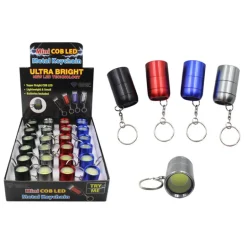Diamond Visions 100 lumens Assorted LED COB LED Key Chain CR2032 Battery (Pack of 24)