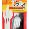 Diamond White Plastic Heavy Duty Cutlery 48 pk (Pack of 12)