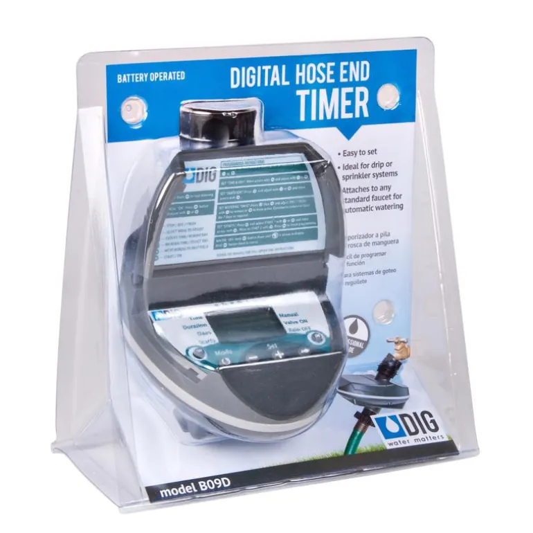 Dig Corporation Battery Powered Digital Sprinkler Timer Clamshell 1-Station