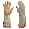 Digz Women's Indoor/Outdoor Rose Picker Gardening Gloves Green M 1 pk