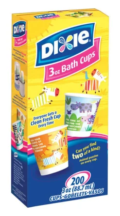 Dixie Assorted Paper COMPARE MATCH DECORATE ORNATE SYMPHONY Cups 200 pk (Pack of 12)