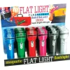 DM Merchandising Flat Light Assorted LED Flashlight CR2016 Battery (Pack of 24)