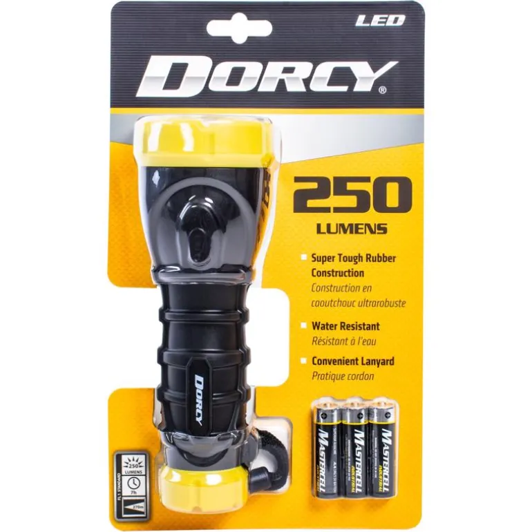 Dorcy 180 lm Assorted LED Flashlight AA Battery