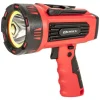 Dorcy 1300 lumens Black/Red LED Spotlight +Power Bank 4400 mAh Lithium Ion Battery