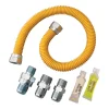 Dormont SmartSense 1/2 in. Flare Sizes X 1/2 in. D OD 24 in. Stainless Steel Gas Connector Kit