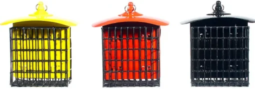 Double-Suet Basket Holder, Metal, Assorted Colors
