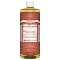 Dr. Bronner's Organic Eucalyptus Scent Pure-Castile Liquid Soap 32 oz. 1 pk (Pack of 12)