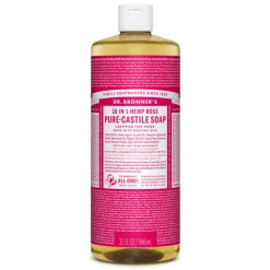 Dr. Bronner's Organic Rose Scent Pure-Castile Liquid Soap 32 oz. 1 pk (Pack of 12)