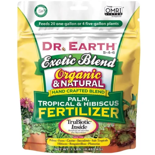 Dr. Earth Exotic Blend Organic Granules Hibiscus Plant Food 1 lb