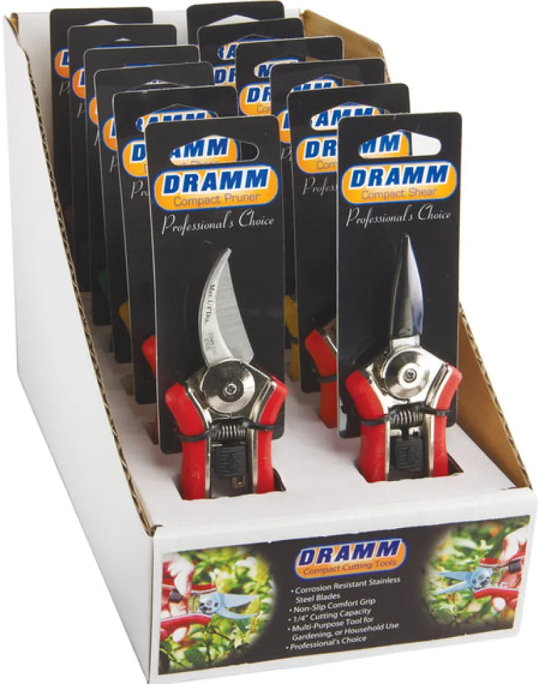 Dramm 10-28019 Colorpoint Compact Shear Assorted Colors (Pack of 12)