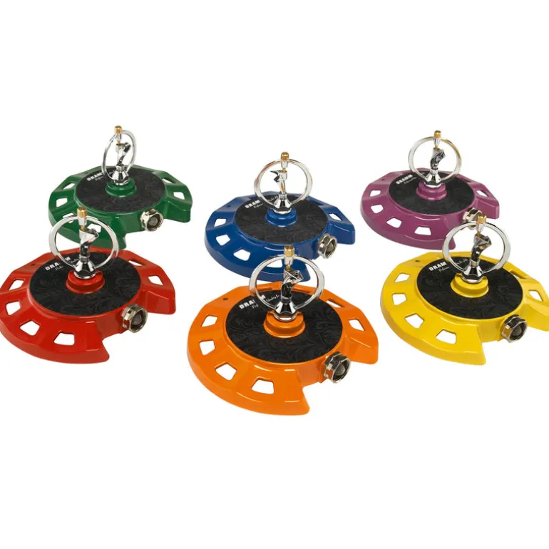 Dramm ColorStorm Plastic/Zinc Sled Base Spinning Sprinkler 1100 sq ft