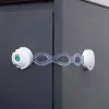 Dreambaby EZY-Check White Plastic Safety Latch 1 pk