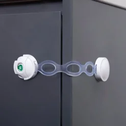 Dreambaby EZY-Check White Plastic Safety Latch 1 pk