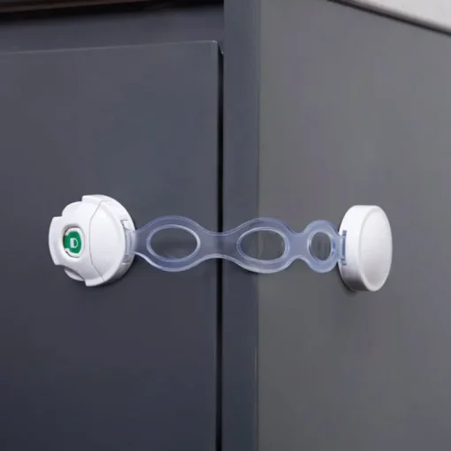Dreambaby EZY-Check White Plastic Safety Latch 1 pk
