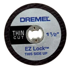 Dremel EZ Lock 1-1/2 in. D X 1/8 in. Aluminum Oxide Metal Cut-Off Wheel 5 pc