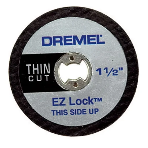 Dremel EZ Lock 1-1/2 in. D X 1/8 in. Aluminum Oxide Metal Cut-Off Wheel 5 pc
