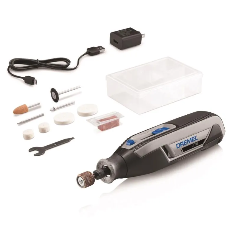 Dremel Lite 1/4 and 1/8 in. Cordless Rotary Tool Kit 4 volt 25000 rpm