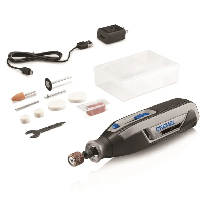 Dremel Lite 1/4 and 1/8 in. Cordless Rotary Tool Kit 4 volt 25000 rpm