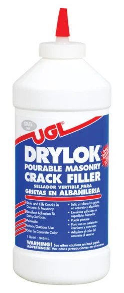 Drylok Gray Latex 40 g/L VOC Indoor/Outdoor Masonry Crack Filler 1 qt.