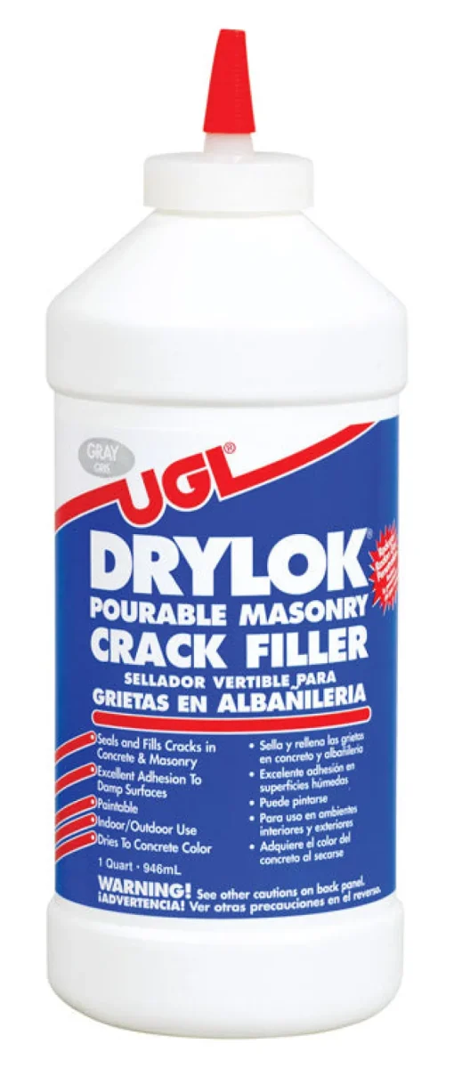 Drylok Gray Latex 40 g/L VOC Indoor/Outdoor Masonry Crack Filler 1 qt.