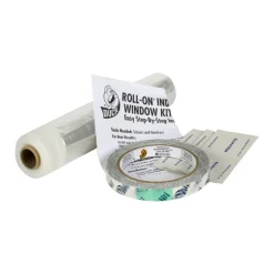 Duck Vinyl Clear Indoor Window Film Insulator Kit 200 W in.