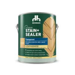Duckback 300 to 400 sq. ft. Coverage Area Transparent Honeywood Stain & Sealer 1 gal. (Pack of 4)