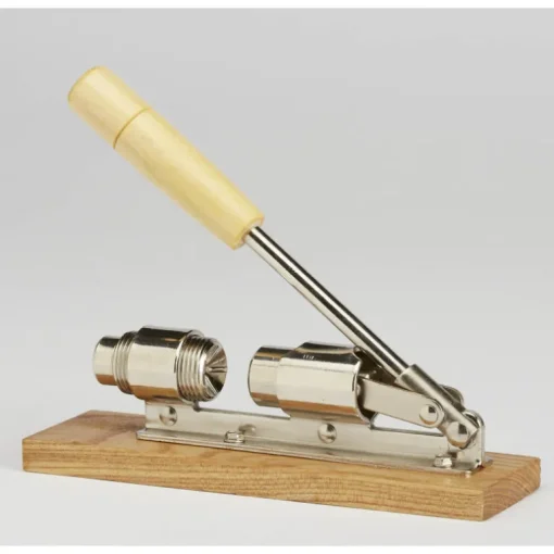Duke Silver/Wood Steel Nut Cracker