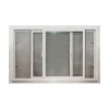 Duo-Corp Agriclass Double Slide White Glass/Vinyl Window 35.5 in. L X 35.5 in. H 1 pk
