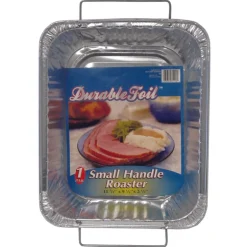 Durable Foil D75113 11-5/8" Aluminum HandleWareâ„¢ The Small Handleâ„¢ Roaster