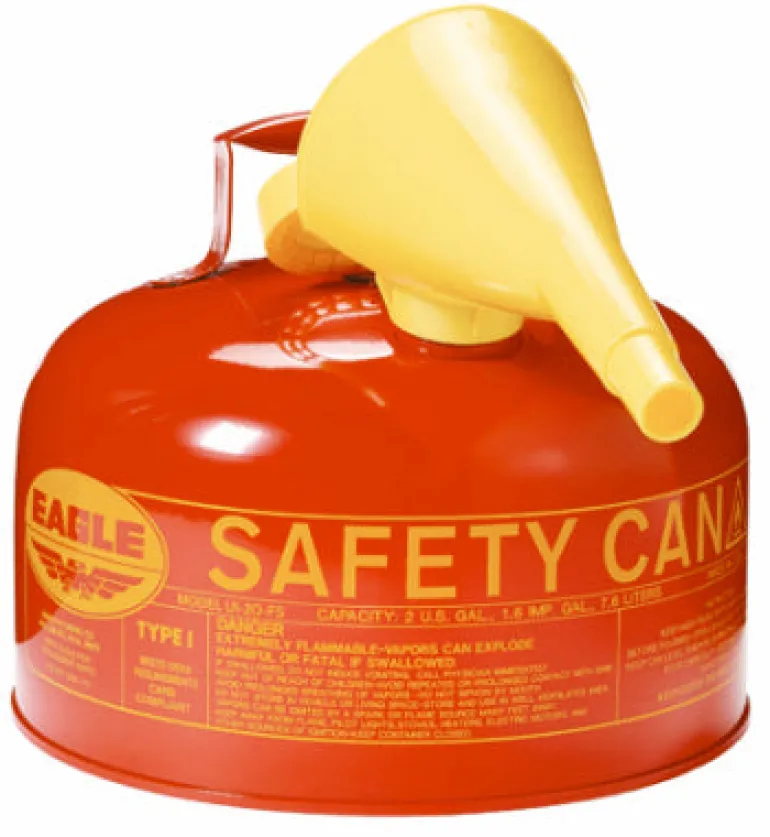 Eagle Steel Safety Gas Can 2 gal