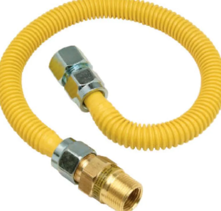 Eastman 3/4 in. MIP X 3/4 in. D FIP 48 in. Stainless Steel Gas Connector