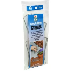 Easy Gardener 1 in. W X 4 in. L Steel Fabric and Garden Staples 10 pk
