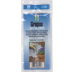 Easy Gardener 1 in. W X 4 in. L Steel Fabric and Garden Staples 10 pk