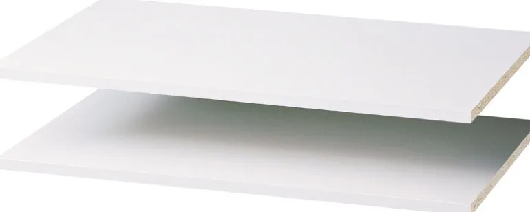 Easy Track 5/8 in. H X 35 in. W X 14 in. L Wood Closet Shelf