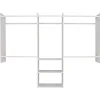 Easy Track 84 in. H X 96 in. W X 14 in. L Steel Deluxe Starter Closet Kit