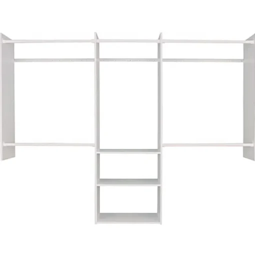 Easy Track 84 in. H X 96 in. W X 14 in. L Steel Deluxe Starter Closet Kit