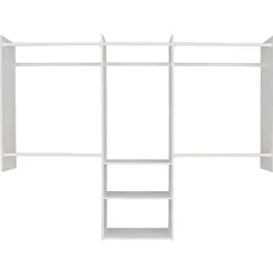 Easy Track 84 in. H X 96 in. W X 14 in. L Steel Deluxe Starter Closet Kit