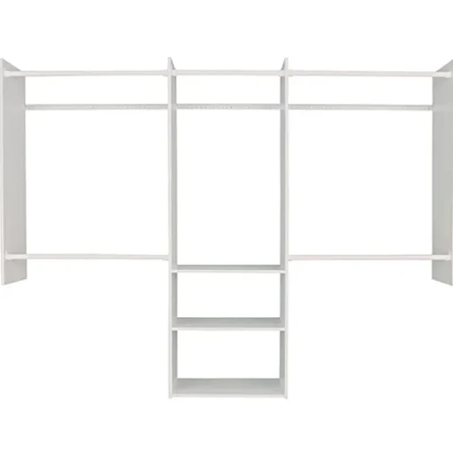 Easy Track 84 in. H X 96 in. W X 14 in. L Steel Deluxe Starter Closet Kit