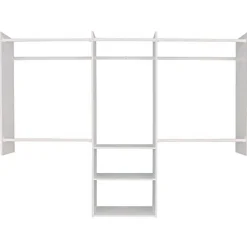Easy Track 84 in. H X 96 in. W X 14 in. L Steel Deluxe Starter Closet Kit