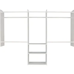 Easy Track 84 in. H X 96 in. W X 14 in. L Steel Deluxe Starter Closet Kit