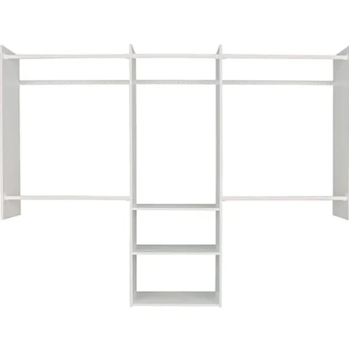 Easy Track 84 in. H X 96 in. W X 14 in. L Steel Deluxe Starter Closet Kit