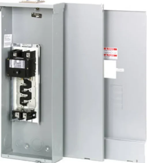 Eaton Cutler-Hammer 200 amps 240 V 4 space 8 circuits Surface Mount Main Breaker Load Center