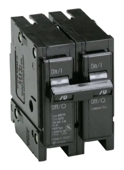 Eaton HomeLine 70 amps Plug In 2-Pole Circuit Breaker