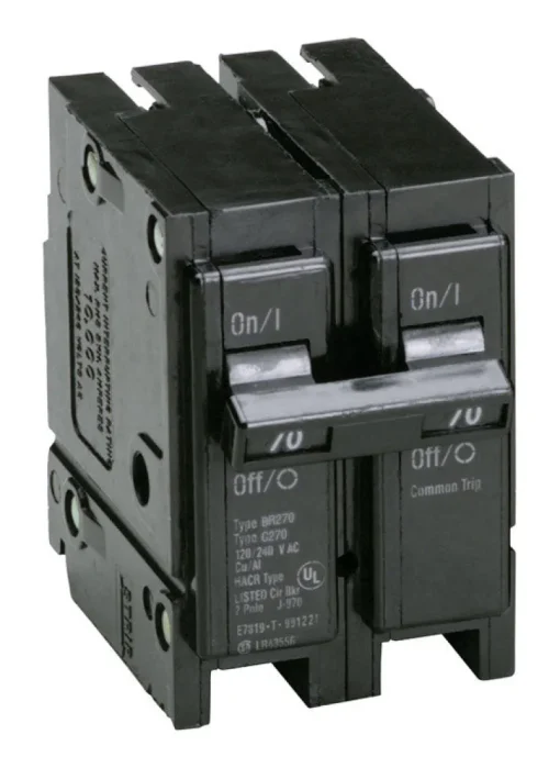 Eaton HomeLine 70 amps Plug In 2-Pole Circuit Breaker