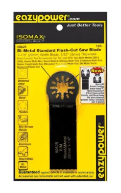 Eazypower Isomax 1-1/8 in. X 4 in. L Bi-Metal Flush Cut Saw Blade 1 pc