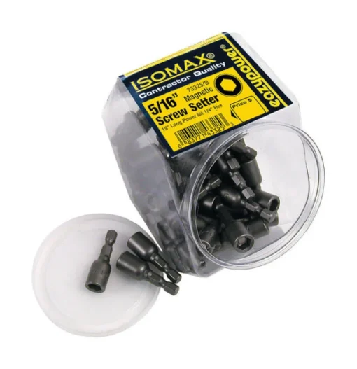 Eazypower Isomax 5/16 in. x 1-5/8 in. L Nut Setter Power Bit Steel 50 pc. (Pack of 50)