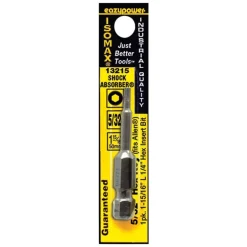 Eazypower Isomax Hex 5/32 in. X 2 in. L Power Bit Hex Key Chrome Vanadium Steel 1 pc