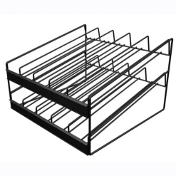 Ebsco Black MinWax/Famowood Wood Filler Display Rack Metal