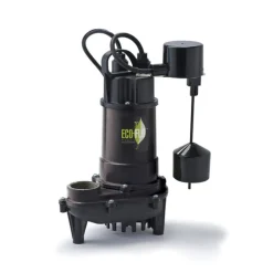 ECO-FLO 1/3 HP 3300 gph Cast Iron Vertical Float Switch AC Submersible Sump Pump